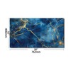 Evgosm Tempered Glass Backsplash for Kitchen， Stove Splashback, Ceramic Tile
