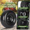 11x4.00-5 Lawn Mower Tires Flat Free, 2 Pack 11x4-5 Solid