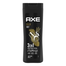 Jabón Líquido Corporal 3 en 1 Axe Gold 400 ml