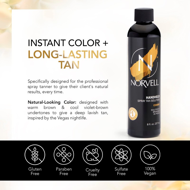 Norvell Spray Tan Solution Cosmo 8 fl oz – Professional