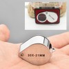 Yanyuli Magnifying Glass, 30 Times, Foldable, Rotating, Storage, Convenient, Portable,