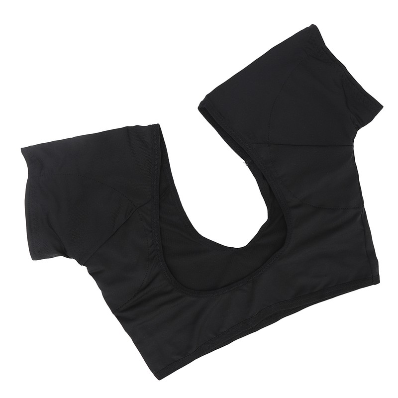 Underarm Sweat Vest Black Breathable Washable Quick Drying Armpit Sweat