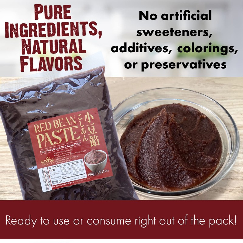 Fusion Select Red Bean Paste - Fine Sweetened Adzuki Bean