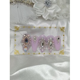 【Rare Item】Nude Pink Nail Tips - Long Round Square / 【레어템】누드핑크 네일팁 - 롱라운드스퀘어
