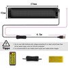 Gemsaya Car LED Sign, 37.5 x 9.2 cm Flexible LED