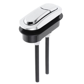 Mikikit Botón de Doble Descarga para Inodoro, Botón Del Tanque De Agua Inodoro, Botón De Descarga Doble Botón De Inodoro, Doble Botón De Descarga De Inodoro De Plástico Botón Baño Accesorios