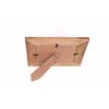 indoStrides Hand Carved Mango Wood 5x7 Picture Frame with Real
