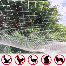LINSOCLE Bird Protection Net 5 x 5 m, Stable Bird and Cat Net, for Balcony and Garden, 2.5 cm Hole Diameter