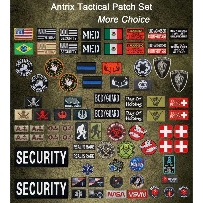 Antrix Funny Stay Weird Patch Full Embroidered Hook and Loop