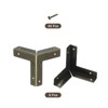 sourcing map 8 Pcs Decorative Box Corner Cover, 32mm Metal