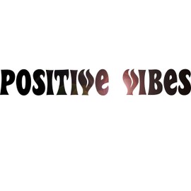Wall Decals Quotes Positive Vibes Letters Decor Vinyl Peel and Stick Removable Inspirational Sayings Art Positive Motivational Mirror Words Clings z5098