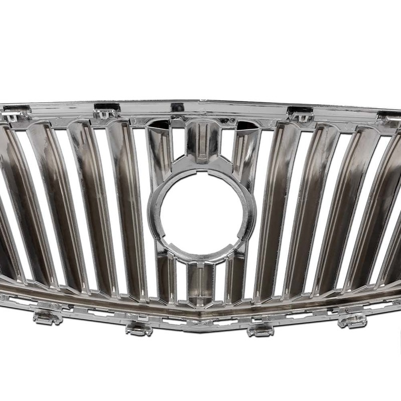 CHEDA Front Bumper Upper Grille Assembly Chrome Replacement Compatible with