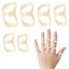 Mezeic 10 Pcs Finger Splints Oval Trigger Finger Support for