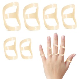 Mezeic 10 Pcs Finger Splints Oval Trigger Finger Support for Thumb Index Middle Pinky Ring Finger,Finger Brace Protector for Finger Sprain Swelling Arthritis Pain Sport Injuries(5,6,7,8,9)