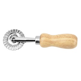 CUIWEI Pastry Wheel Cutter, Pastry and Pasta Cutter Wheel, Dough Ravioli Crimper Pizza Cutter Wheel Dumplings Lasagna Pierogi Cutter Wheel for Home Kitchen 1.3" 1 PC