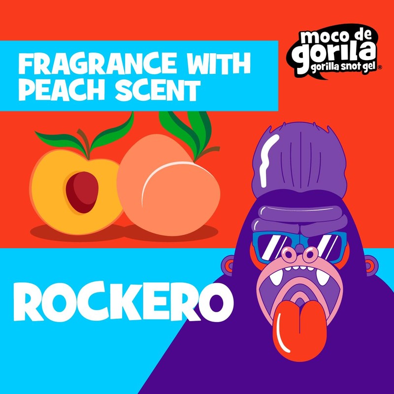 Moco de Gorila, Explosive Rocker Hair Styling Gel, Long-Lasting Hold,