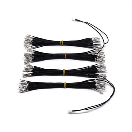 Arcity 2 Pcs Arcade Cable Wire LED Button Power Cable Daisy Chain 0.110 Inch/2.8mm Terminals Jumper Wire Harness Lighted Up 60 LED Arcade Buttons for USB Encoder, MAME, Arcade1Up, Raspberry Pi,PC New