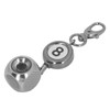 Pool Cue Tip Repair Tool with Retractable Key Ring Billiard