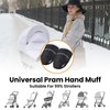 Pram Gloves for Stroller, Pram Hand Muff Warmer with 13