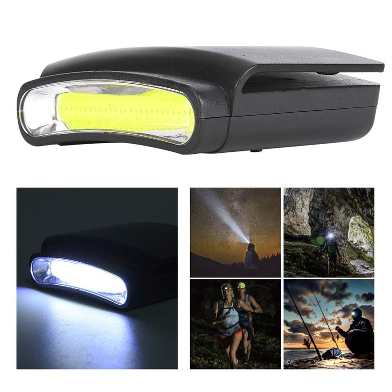 Clip Cap Lamp Clip LED Headlamp Cap Visor Light Hands