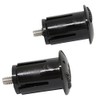 BBB Cycling BHT-96 ScrewOn Handlebar Tape Endcaps for Road Bikes,