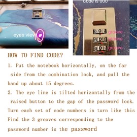 Adorezyp Diary with Lock for Girls,240 Pages Snowy Mountain Lock Journal, With Greeting card A5 Personal Planner Organizer Refillable Leather Journal Writing Notebook (Rainbow)