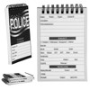 PruQuaiy 3 Pcs Public Safety Police Field Interview Notebook Report