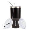 BJPKPK 30 oz Stainless Steel Tumbler with Lid and Straw