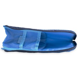 TRIXES Transforming Folding Blue Pencil Case to Stationery Holder Desk Tidy