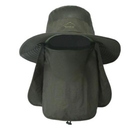 YAYUPLUS Sun Hat, Agricultural Work, Safari Hat, 3TYPE, Large Size, Extra Large, 23.6 - 25.6 inches (60 - 65 cm), UV Protection, UV Protection, Hat, Neck Guard, Adventure Hat, Cap, Foldable