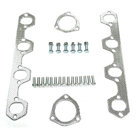 Papi Noah For 1987-1995 Ford F150 F250 Bronco 5.8L V8 Long Tube Stainless Steel GASKET SET