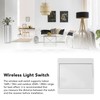 Wireless Light Switch Receiver Kit Self Generating Kinetic Energy Remote