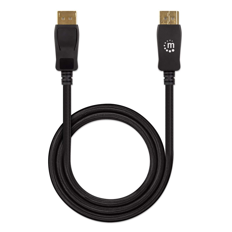 Manhattan 353595 Audio/Video DisplayPort 1.4 8K to 60 Hz M/M