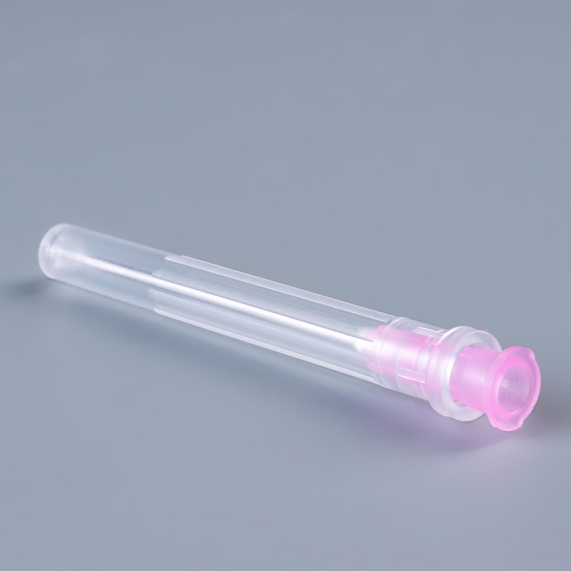 100 Pack 18 Gauge 1.5 inch Disposable Needles with Caps