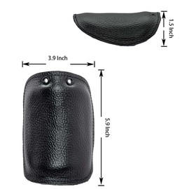 Leather Metatarsal Guard, Metatarsal Shield Footwear Attachment for Metatarsal Guard Safety Shoe Protectors Cover Metatarsal Protector for Shoe, Work Boot Universal Size with Laces (1 Pair)