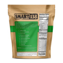 Smart138 Vanilla Pea Protein, Ultra-Fine Powder, Vegan, Gluten-Free, Soy-Free, Dairy-Free, Non-GMO, USA/Canada, Keto (Low Carb), Natural BCAAs (1000g / 2.2lbs, Vanilla)