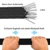 Pack of 4 Wide Luggage Straps Adjustable Elastic Straps with