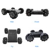 4WD Omni-Directinal Smart Robot Car Chassis with 96mm Mecanum Wheel