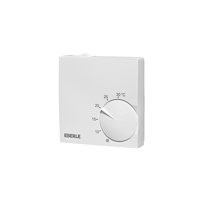 Eberle 131170551100 Room Controller Polar White (Extra Flat, Temperature Controller