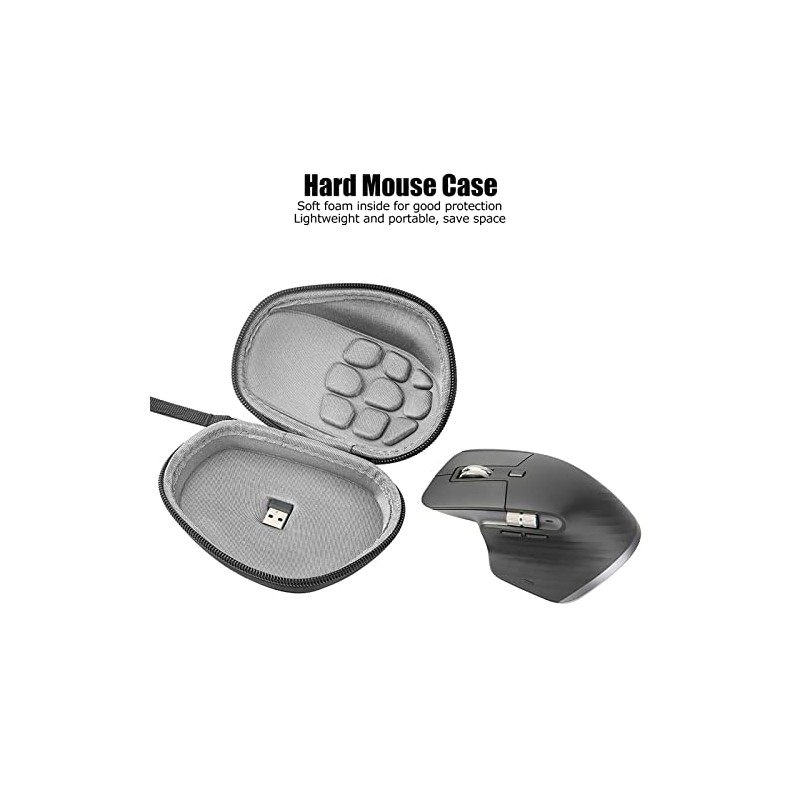 Acogedor Estuche Rígido de Viaje para MX Master 3/MX Master