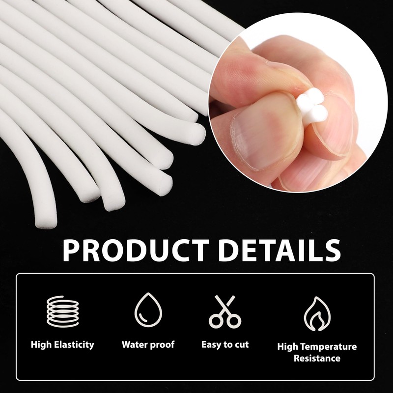 U0U Backer Rod 1/8 Inch,Foam Backer Rod Caulk Saver for