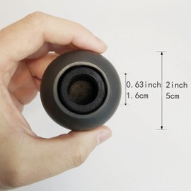 TAGUTA Fits 16mm Legs Camping Chair Anti Sink Rubber Ball Feet Anti Slipery Set of 4 Stability Chair Leg Cap Fishing Hiking Uneven Floor Portable Camping Chair Feet