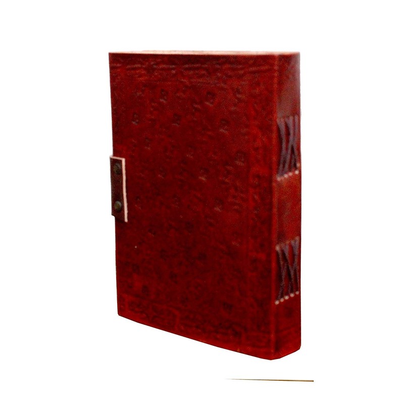 PotStar Dragron With One Lock Leather Diary , Handmade Journal