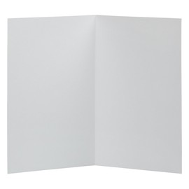 JAM PAPER Blank Foldover Cards - 3 1/2 x 4 7/8 (Fits in 4bar A1 Envelopes) - White - 100/Pack