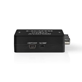 Nedis HDMI™ Converter - 3X RCA Female - HDMI™ Output - 1-Way - 1080p - 1.65 Gbps - ABS - Anthracite