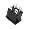 Sourcingmap 5Pcs AC 12A/125V 10A/250V DPST 4P 2 Position I/O