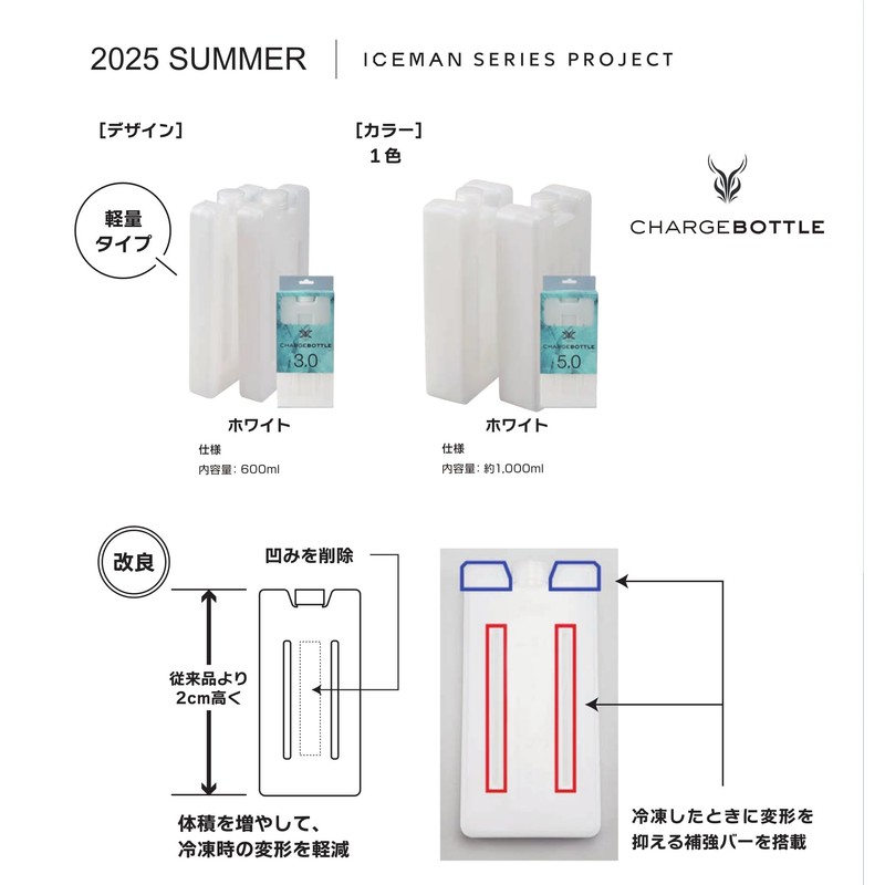 Y'sGOD JAPAN 2025 Water Cooling Clothes Charge Bottle for ICEMAN