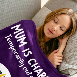 Leebbsin Mum Birthday Gifts, Unique Gifts for Mum- Soft Cute Blanket for Mum- Birthday Gifts for Mum, Mum Gifts, Mum to be Gifts, Christmas Mothers Day Presents for Mum Mother Mummy Stepmum, 60"x50"