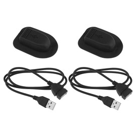 The Lord of the Tools USB 2.0 Charging Cable USB 2.0 Male to USB Female Panel Mount for Work Backpack USB Charging Port, Black