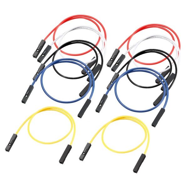 uxcell Jump Wire, XH2.54, 1 Pin Ribbon Wire, Female to